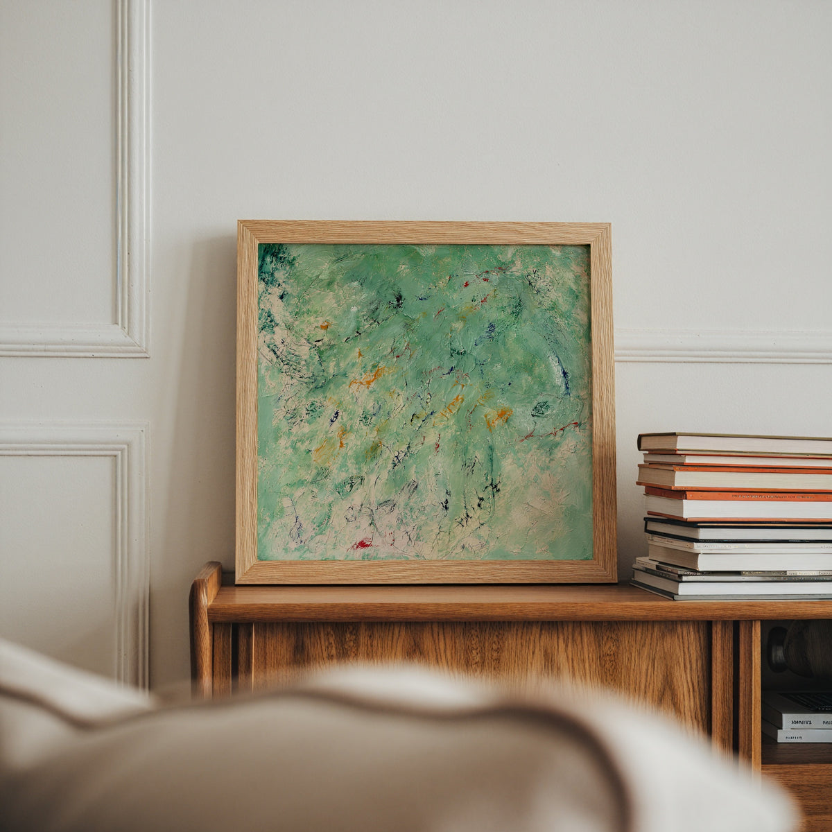 Sonia Tondkar Mintgrön Stillhet Poster – i rum 6