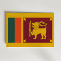 Sri Lanka National Flag Poster – modern konst och stilren konsttryck för hemmet hos Bozetto
