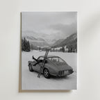 Alpine Escape Noir Poster – utan passepartout