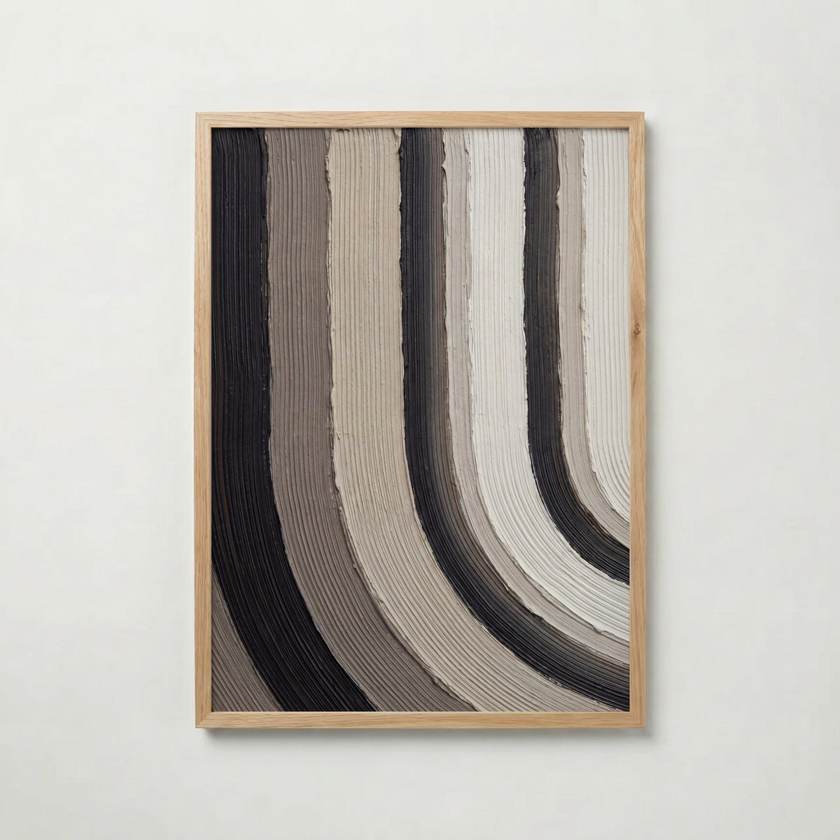 Charcoal Cascade Poster – ekram