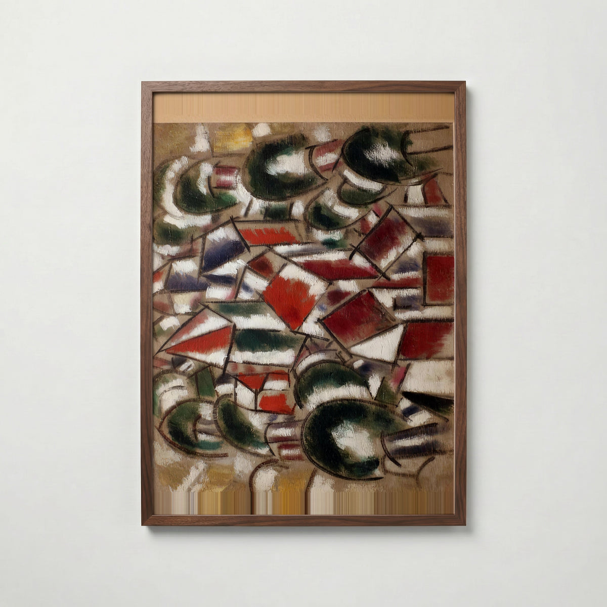 Fernand Leger The Village in the Forest 1914 Poster – valnötsram