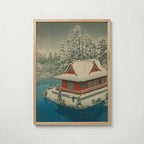 Hasui Kawase Inokashira in Snow 1928 Poster – ekram