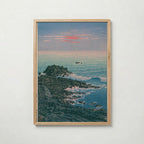 Hasui Kawase Morning at Cape Inubo 1931 Poster – ekram