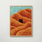 Hidden Cat Dunes Poster – ekram