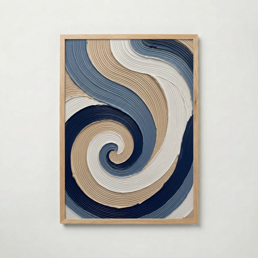 Indigo Spiral Poster – ekram