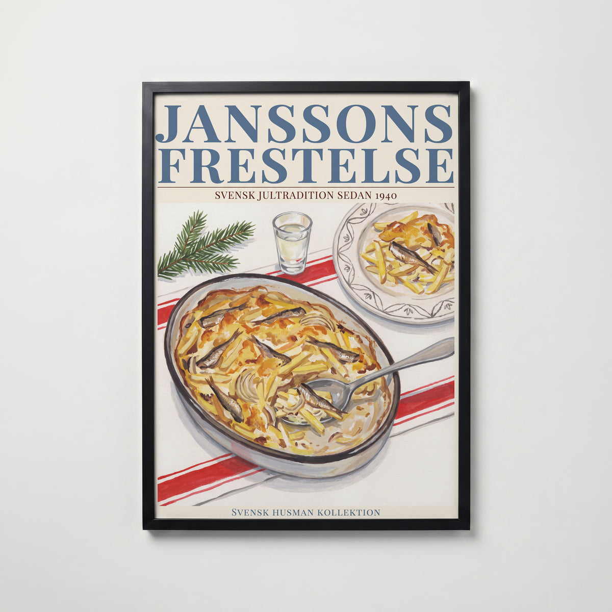 Janssons frestelse Poster – svart ram