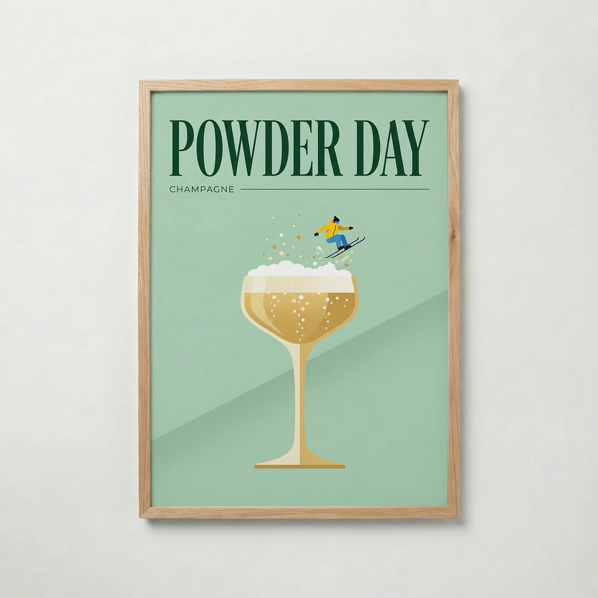 Powder Day Champagne Poster – ekram