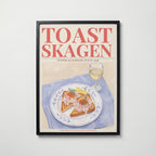 Toast Skagen Poster – svart ram