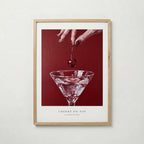 Velvet Cherry Drop Poster – ekram