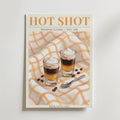 Two Hot Shots Please affisch inramad i neutral ram – konsttryck från Bozetto – nr 1