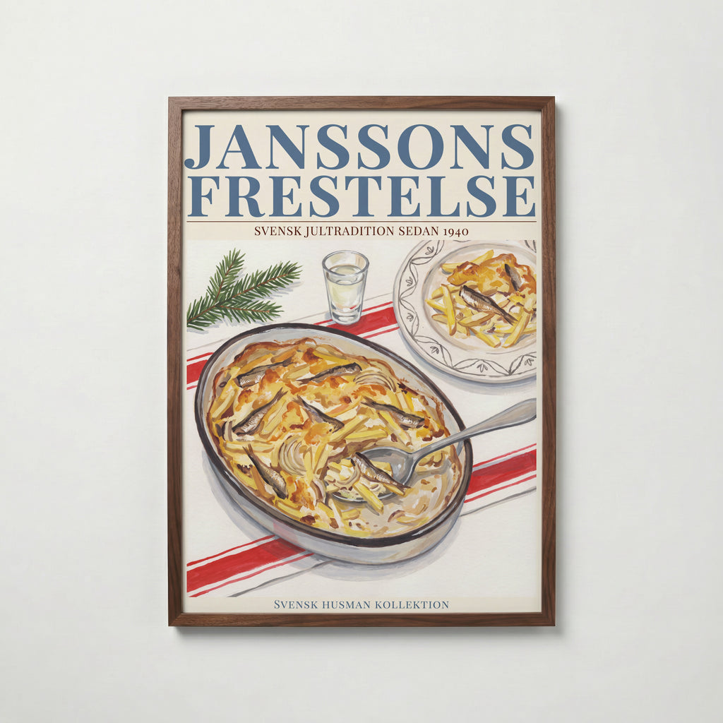 Janssons frestelse Poster – valnötsram