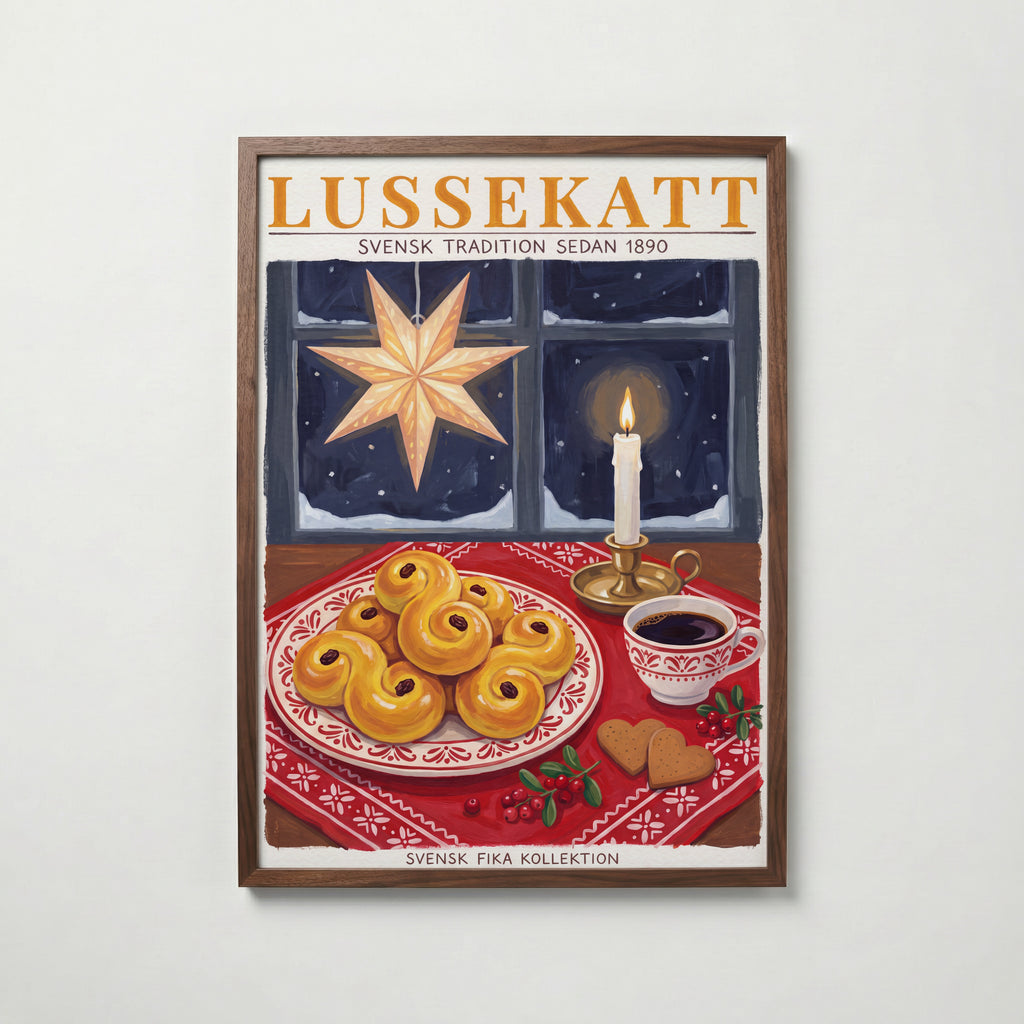 Lussekatt Poster – valnötsram