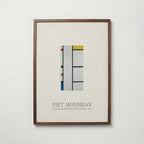 Piet Mondrian Composition with Red Yellow and Blue 1942 Poster – valnötsram