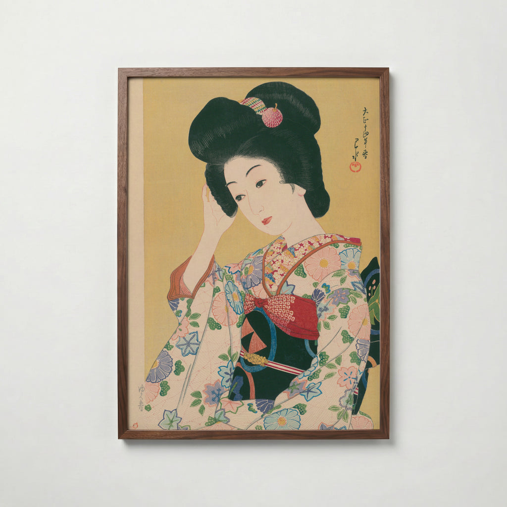 Hasui Kawase Departing Spring 1925 Poster – valnötsram
