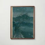 Hasui Kawase Evening in Beppu 1929 Poster – valnötsram