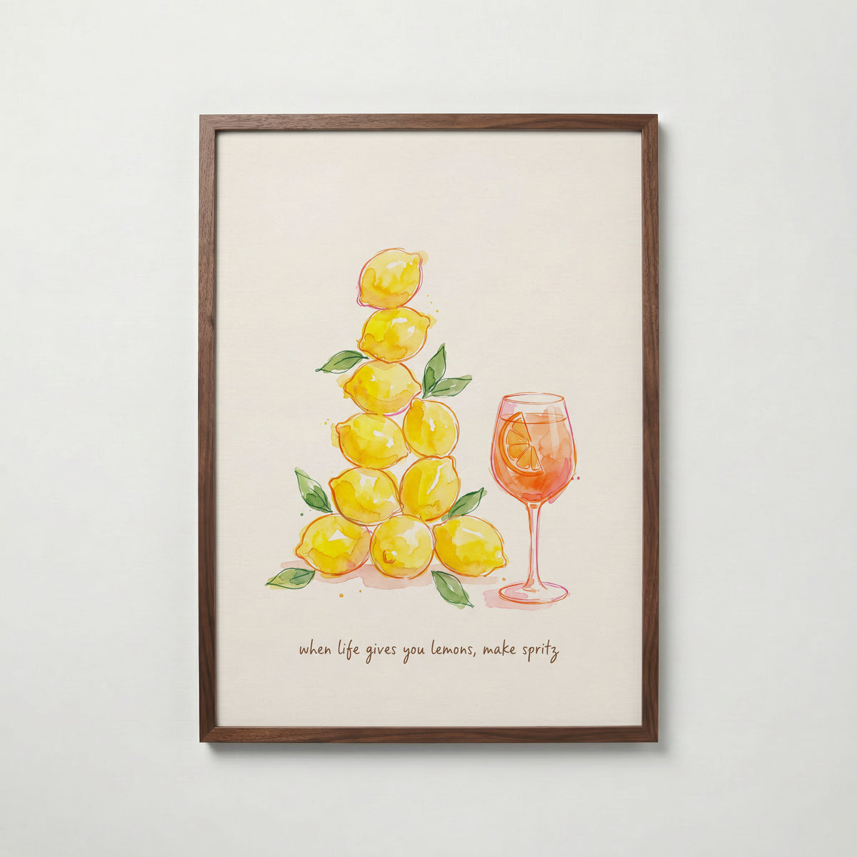 Make Spritz Poster – valnötsram
