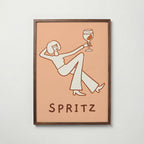 Peach Spritz Lounge Poster – valnötsram