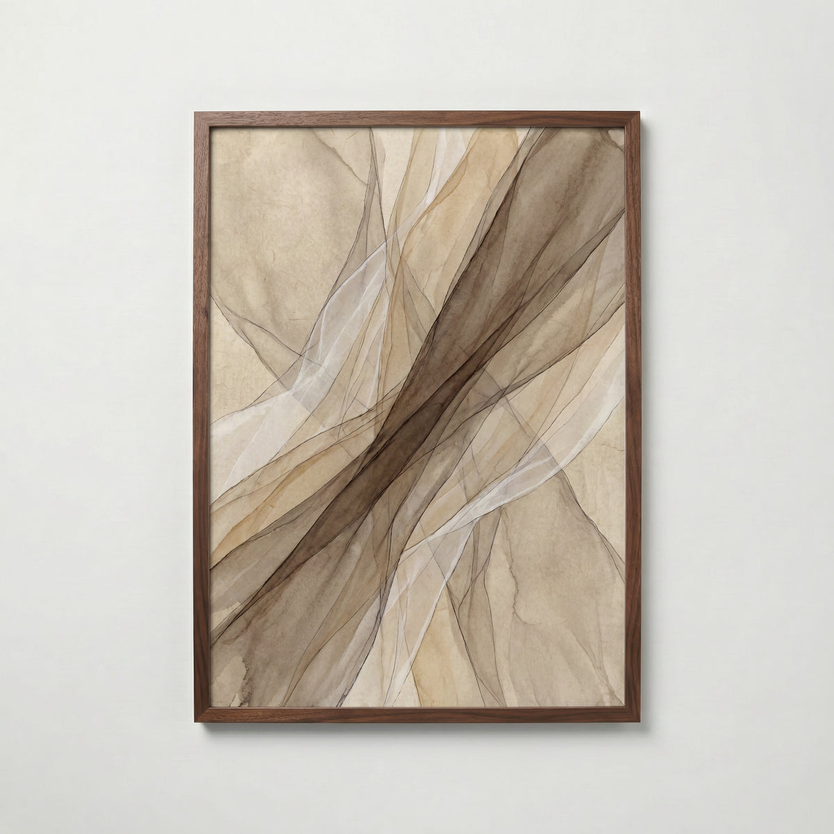 Sepia Veil Poster – valnötsram