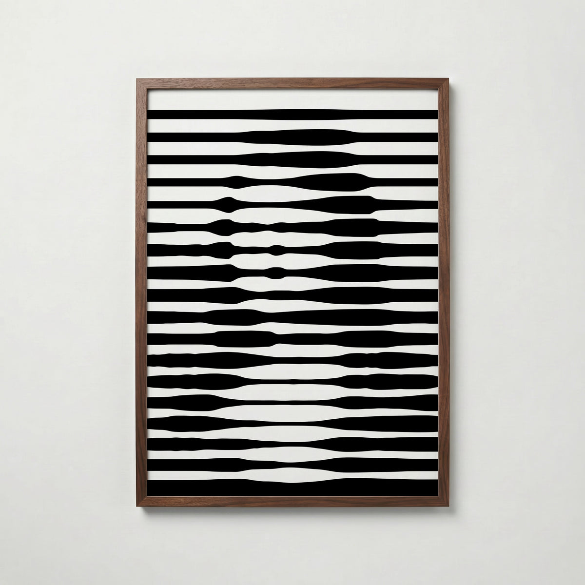 Waveform Stripes Poster – valnötsram