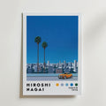 Mockup av Hiroshi Nagai Urban Cruise affisch på vägg – köp enkelt hos Bozetto i hög kvalitet