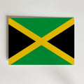 Jamaica National Flag Poster – modern konst och stilren konsttryck för hemmet hos Bozetto