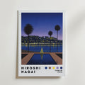 Mockup av Hiroshi Nagai Evening affisch på vägg – köp enkelt hos Bozetto i hög kvalitet