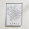 Storleksguide för Gävle Karta – välj din favoritstorlek och beställ hos Bozetto i hög tryckkvalitet