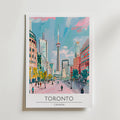 Toronto Cityscape – stilfullt konsttryck från Bozetto, tryckt på matt finpapper i hög tryckkvalitet