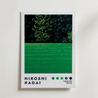 Mockup av Hiroshi Nagai Midnight affisch på vägg – köp enkelt hos Bozetto i hög kvalitet