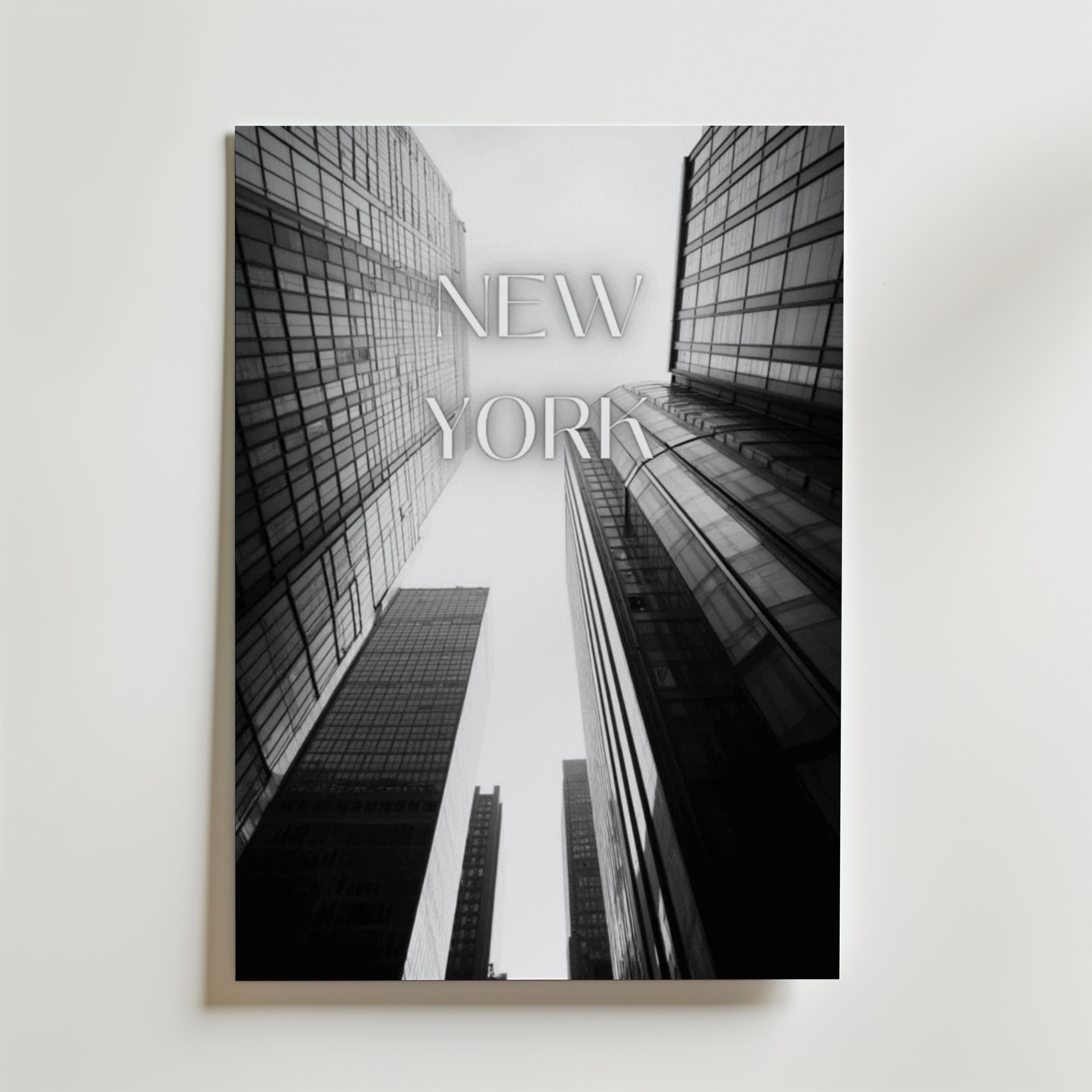 New York – stilfullt konsttryck från Bozetto, tryckt på matt finpapper i hög tryckkvalitet
