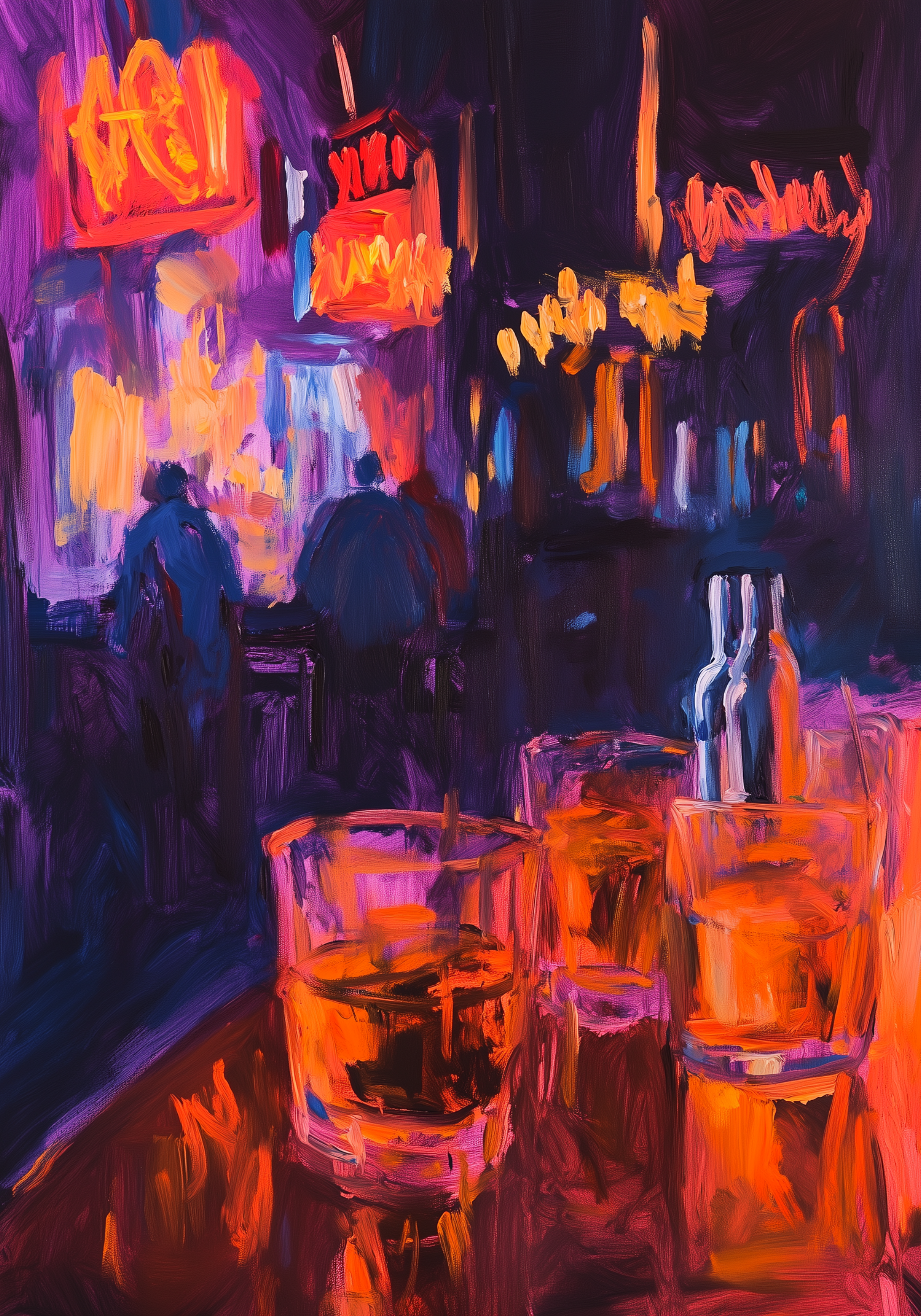 Abstract Bar – affisch med snyggt motiv, köp enkelt hos Bozetto i flera storlekar