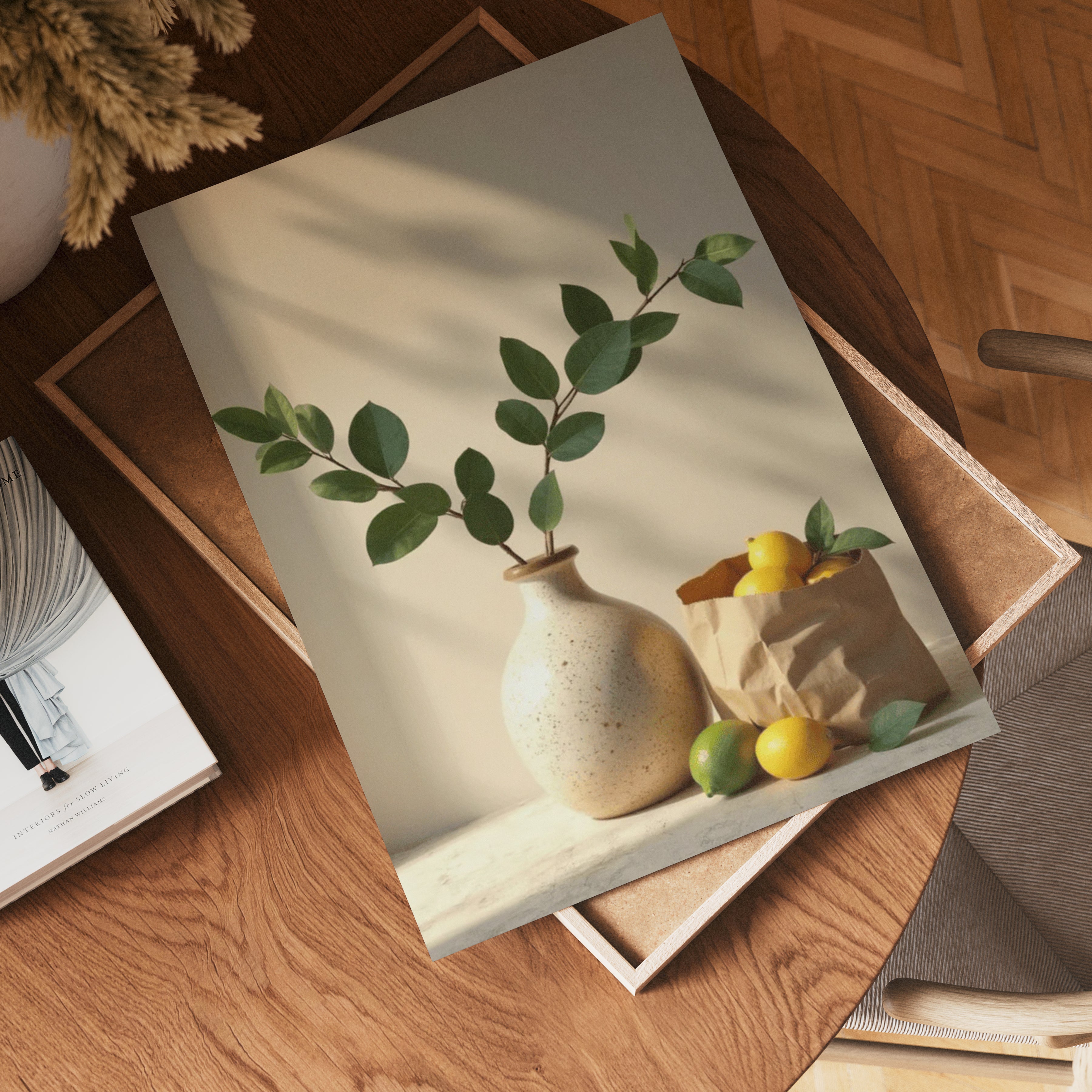 Ceramic Vase Lemon Love poster visad rakt fram – Bozetto affisch i hög tryckkvalitet