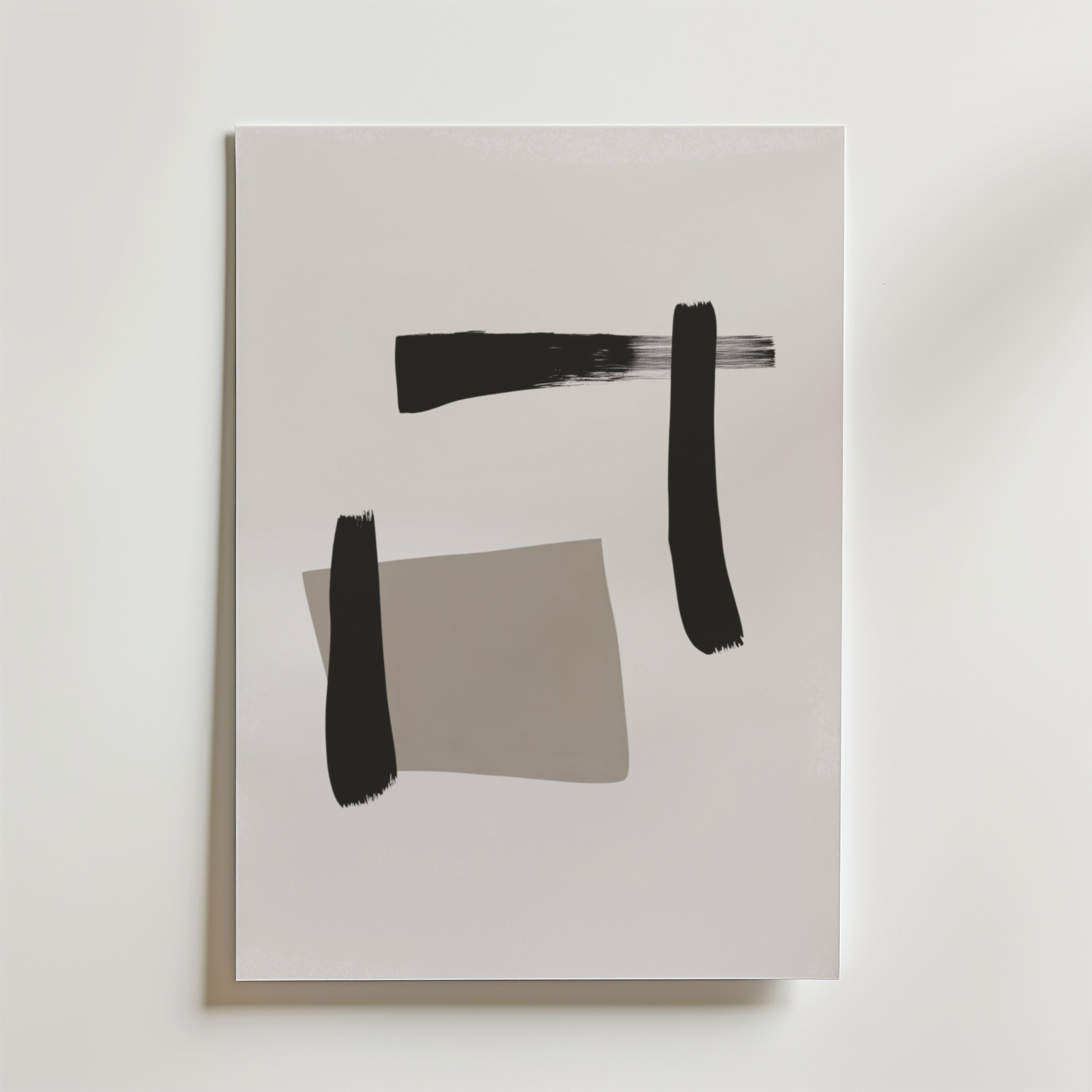 Geometric Flow – stilfullt konsttryck från Bozetto, tryckt på matt finpapper i hög tryckkvalitet