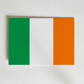 Ireland National Flag Poster – modern konst och stilren konsttryck för hemmet hos Bozetto