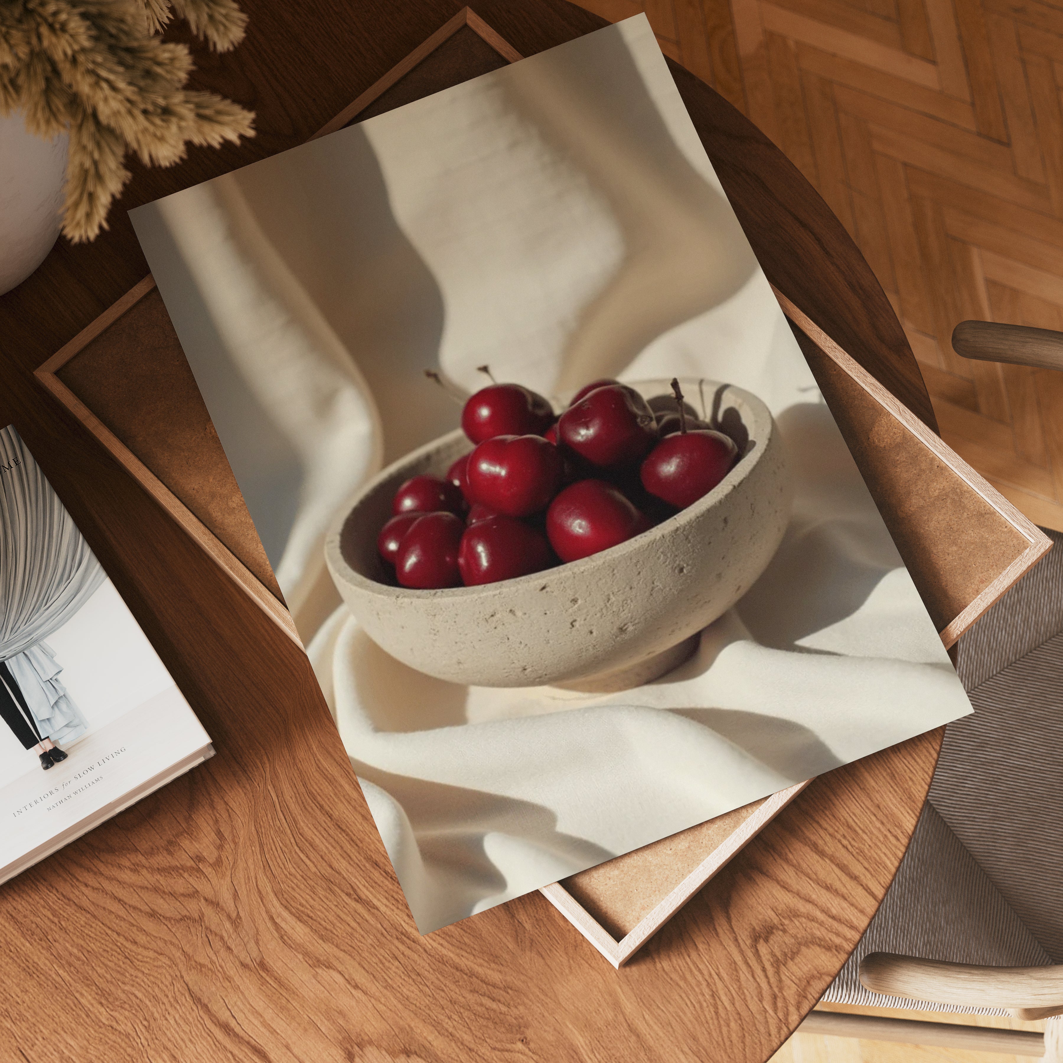 Ceramic Cherry poster visad rakt fram – Bozetto affisch i hög tryckkvalitet i hög tryckkvalitet