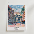 Petra Desert Heritage – stilfullt konsttryck från Bozetto, tryckt på matt finpapper