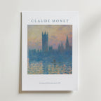 Claude Monet The House Of – stilfullt konsttryck från Bozetto, tryckt på matt finpapper