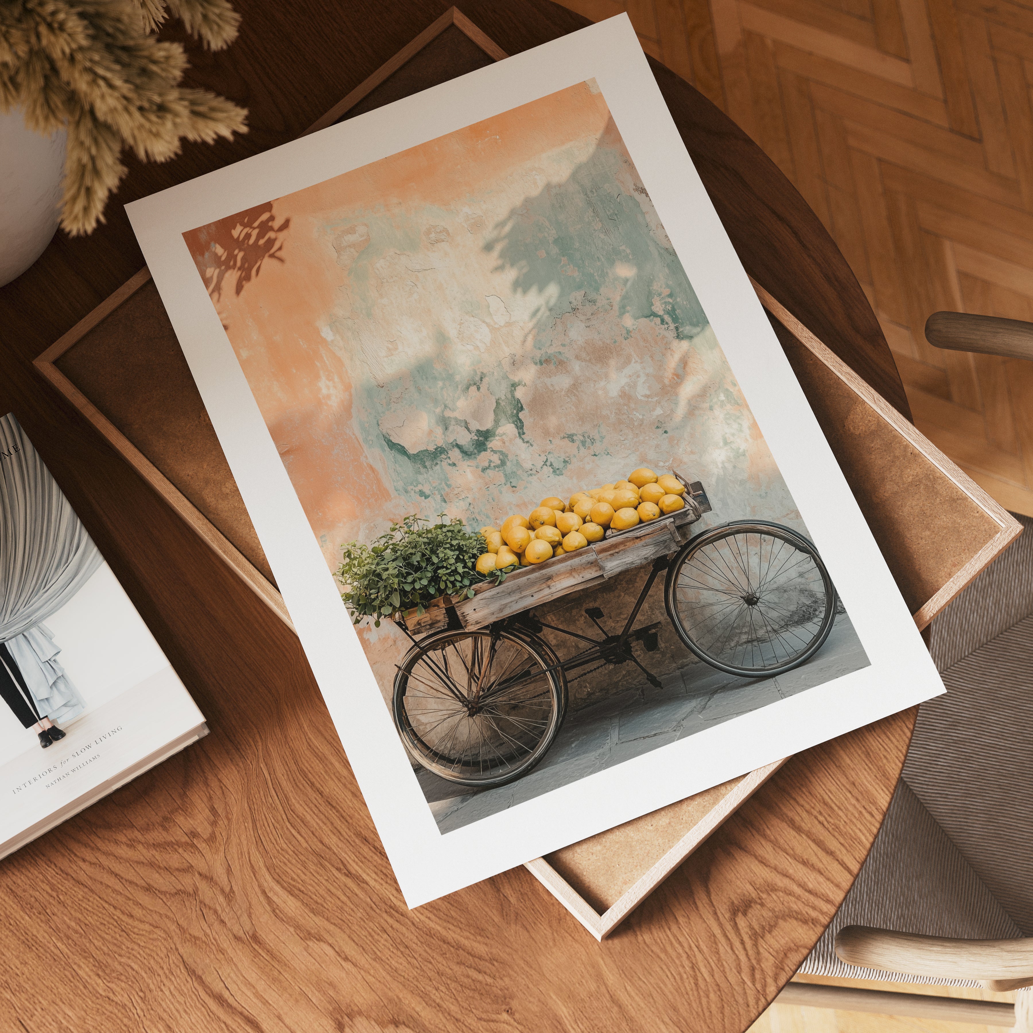 Wheels & Citrus poster visad rakt fram – Bozetto affisch i hög tryckkvalitet i hög tryckkvalitet
