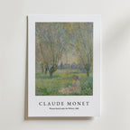 Claude Monet Seated Woman – stilfullt konsttryck från Bozetto, tryckt på matt finpapper