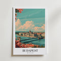 The Budapest – stilfullt konsttryck från Bozetto, tryckt på matt finpapper i hög tryckkvalitet