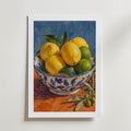 Mediterranean Citrus affisch inramad i neutral ram – konsttryck från Bozetto – nr 1