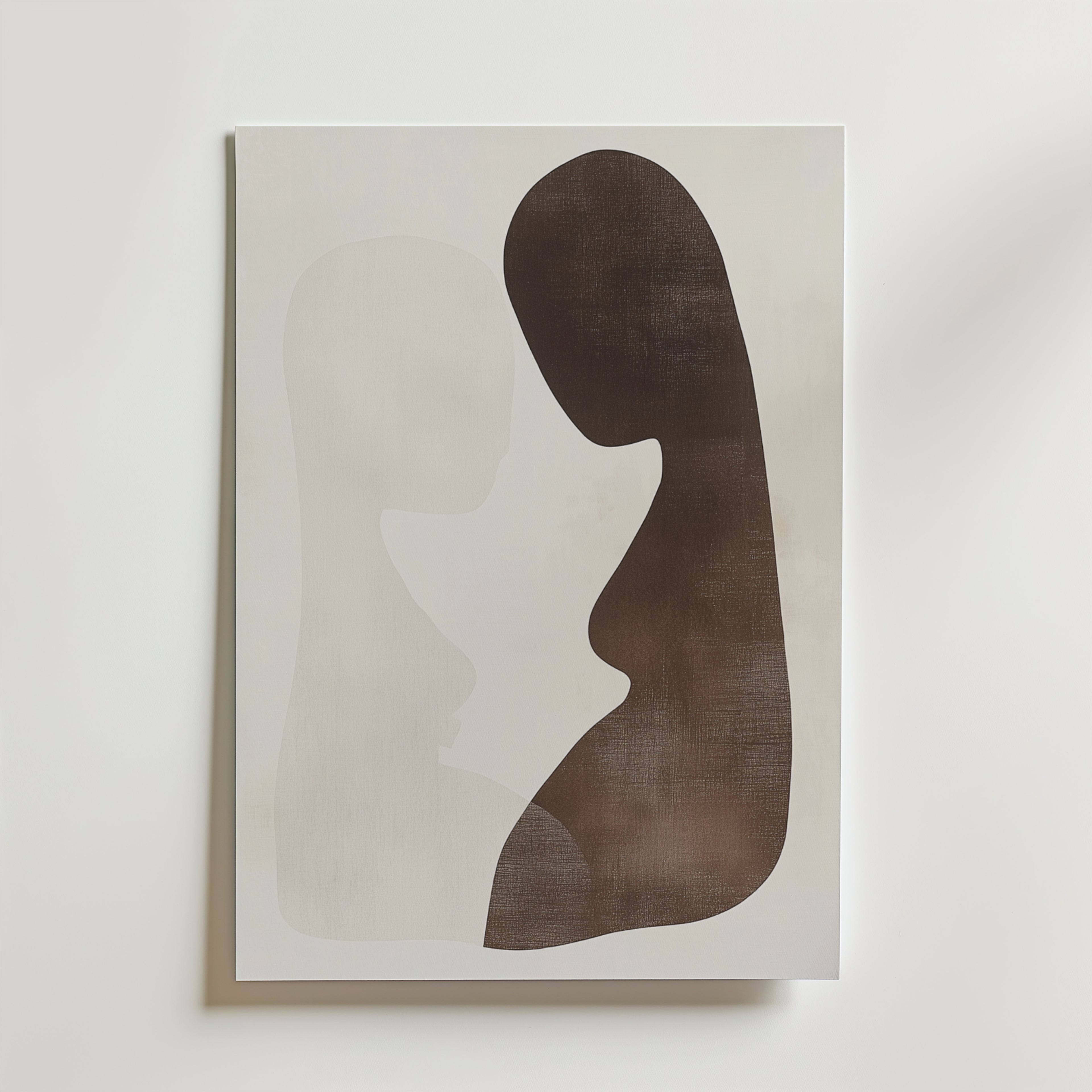 Abstract Lovers – stilfullt konsttryck från Bozetto, tryckt på matt finpapper i hög tryckkvalitet