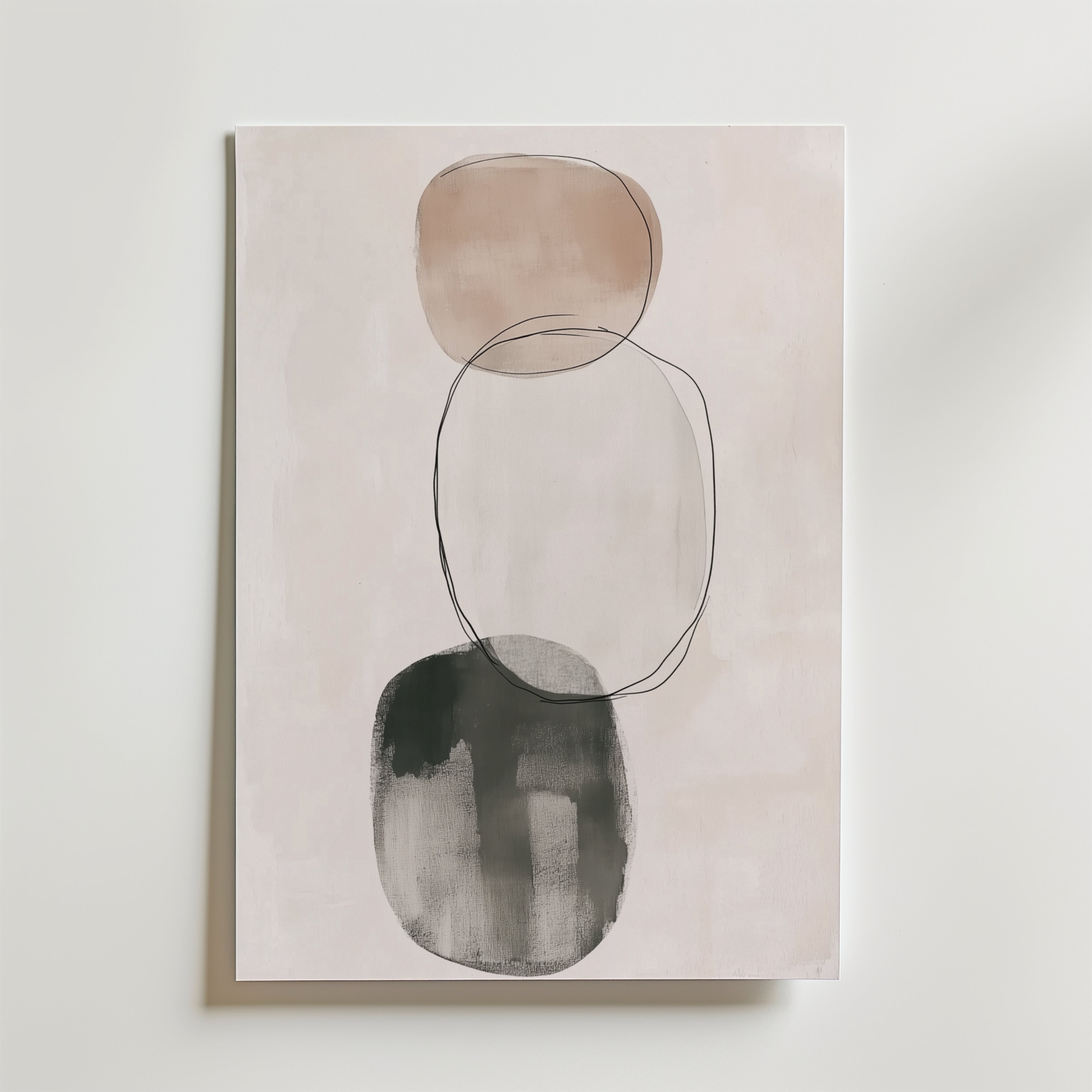 Bundle 3-pack Abstrakt Balance – kuraterad postercollection som lyfter hemmet hos Bozetto
