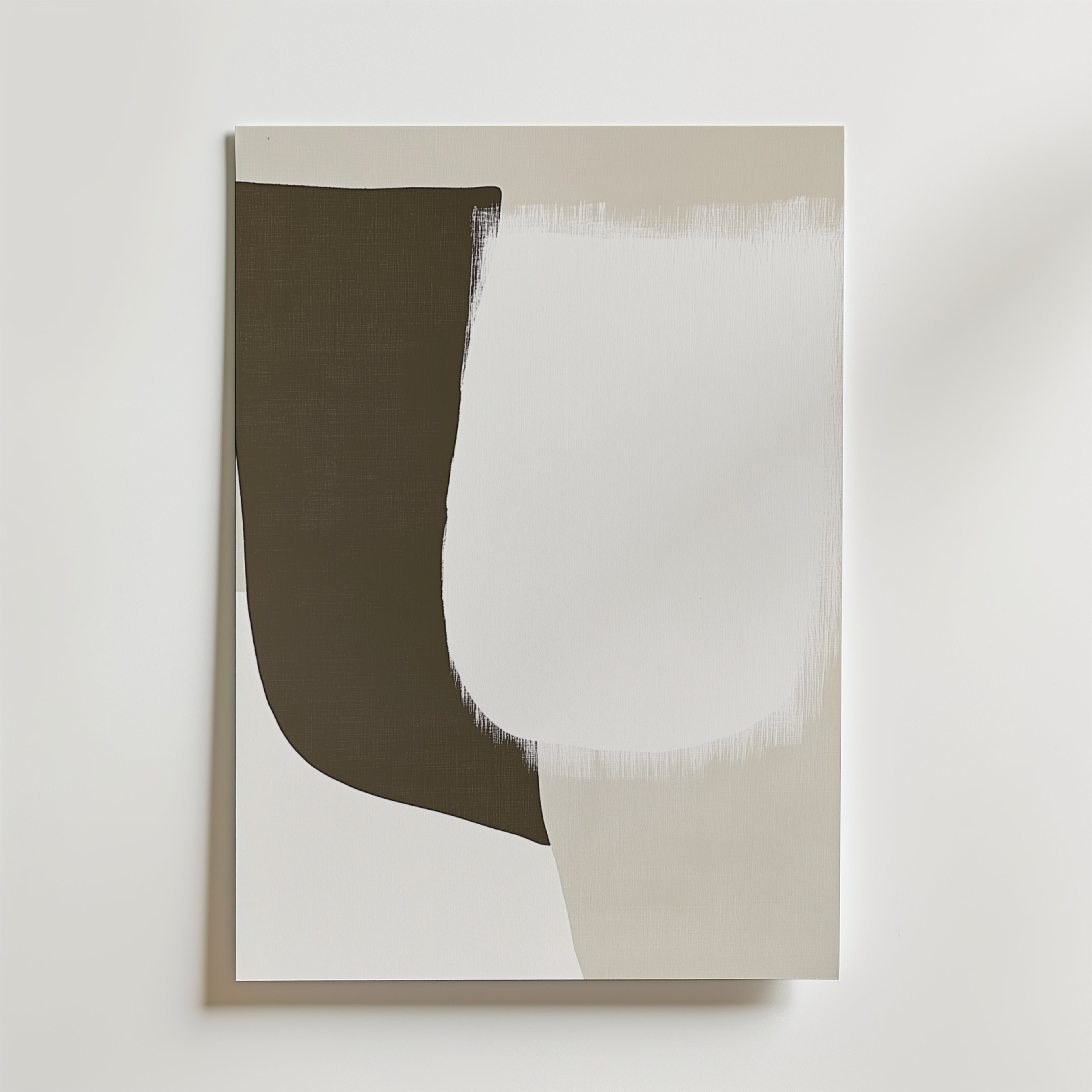 Contrasting Shapes – stilfullt konsttryck från Bozetto, tryckt på matt finpapper