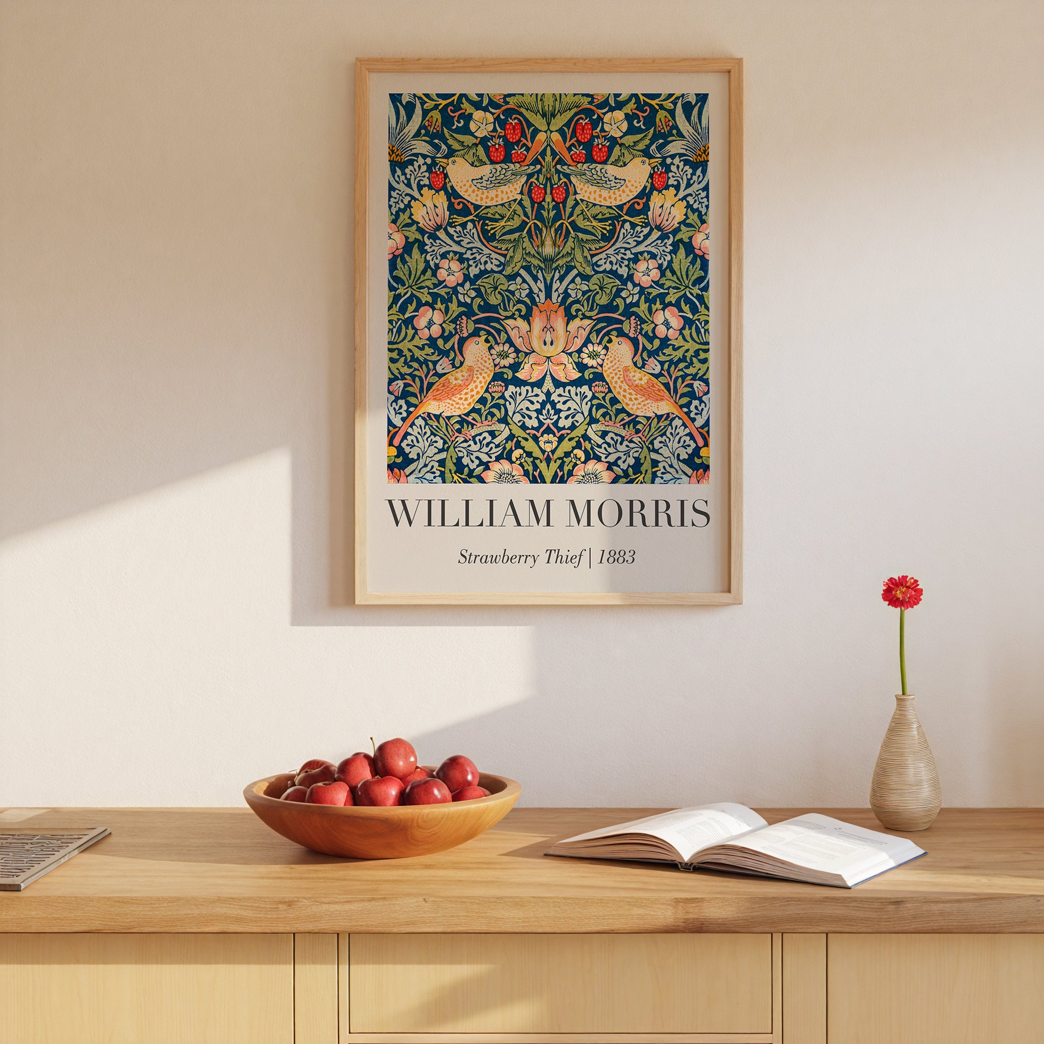 William Morris Strawberry – köp enkelt hos Bozetto konsttryck i hög kvalitet i hög kvalitet