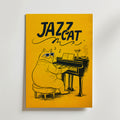 Jazz Cat – stilfullt konsttryck från Bozetto, tryckt på matt finpapper i hög tryckkvalitet