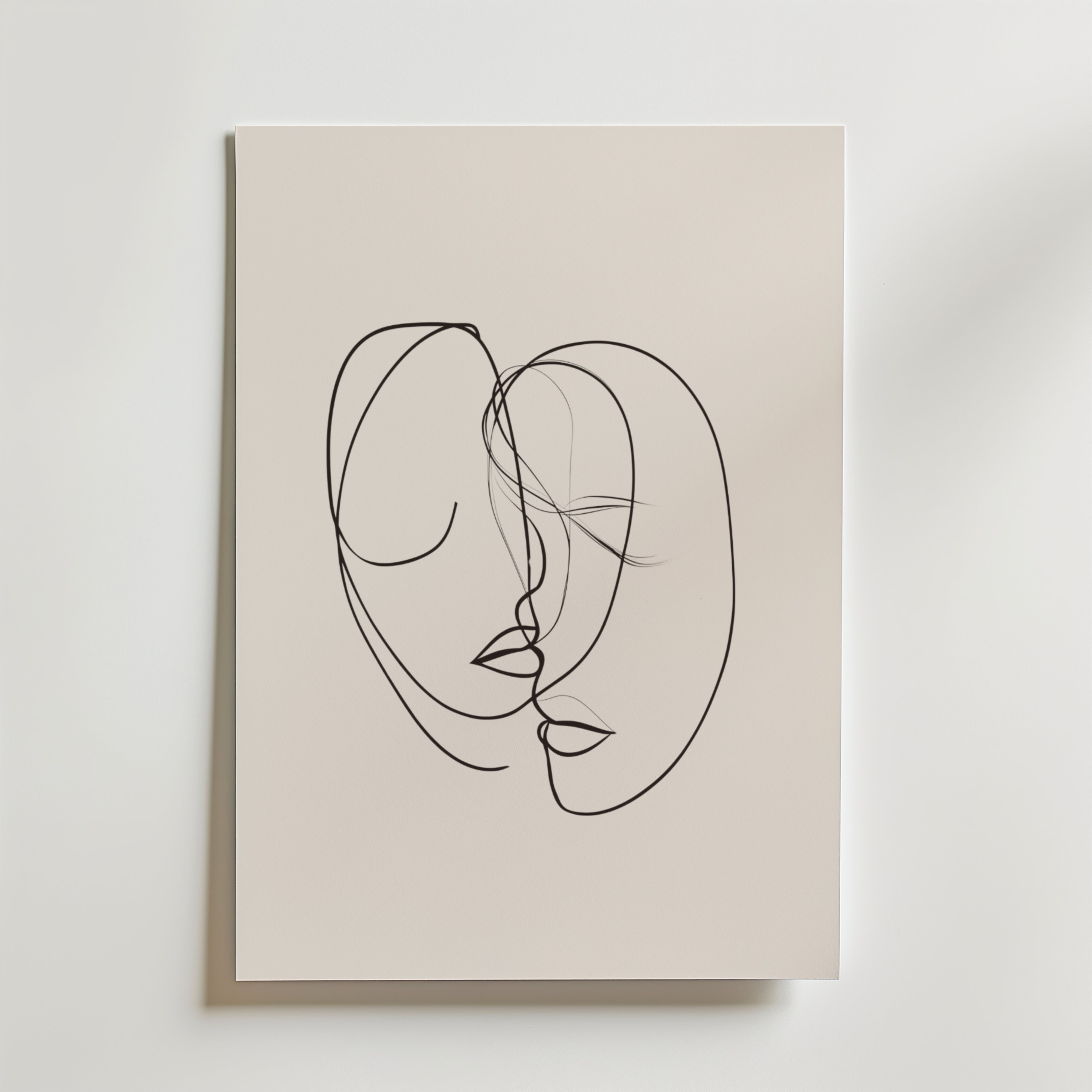 Silent Intimacy – stilfullt konsttryck från Bozetto, tryckt på matt finpapper i hög tryckkvalitet