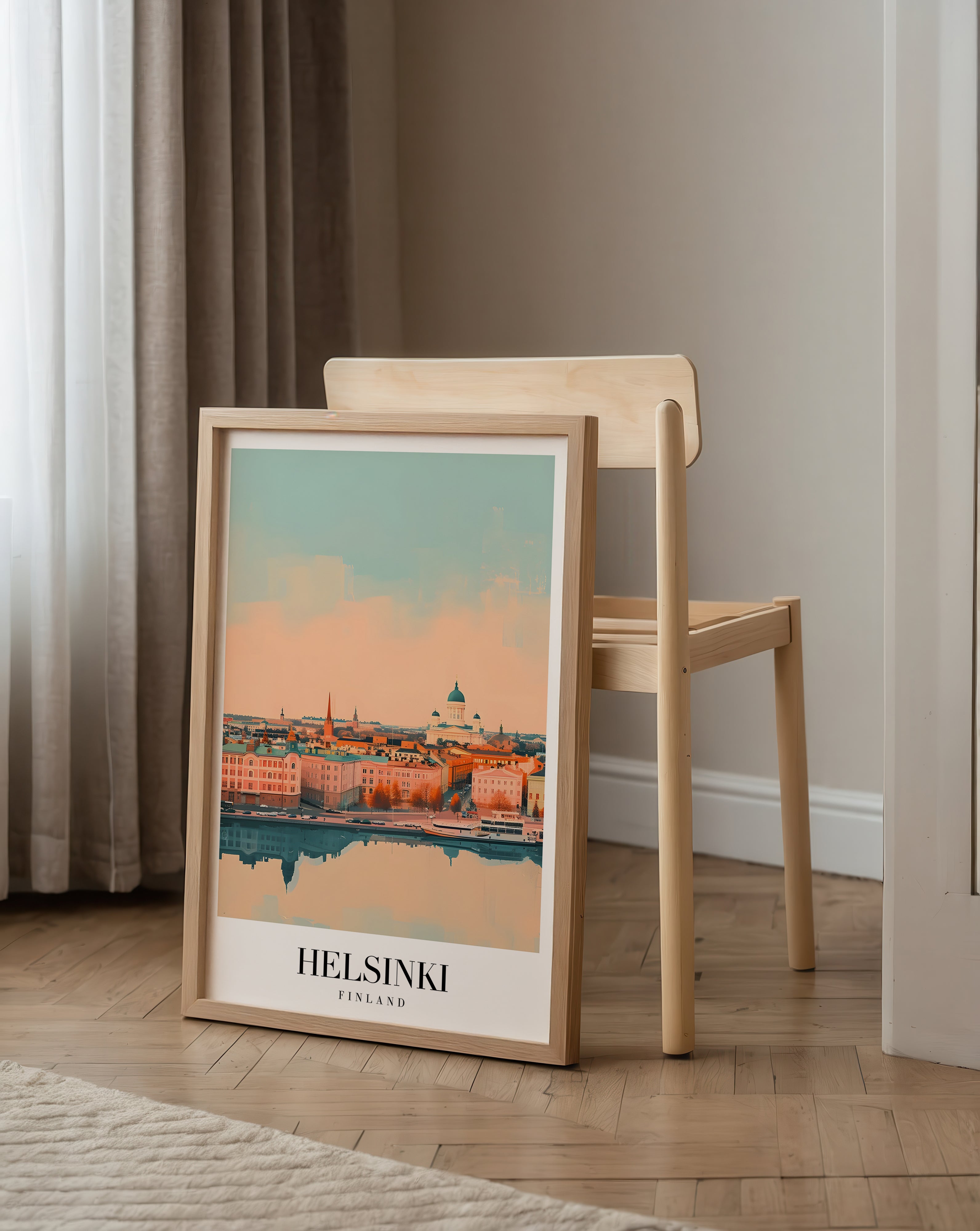 The Helsinki – affisch med snyggt motiv, köp enkelt hos Bozetto i flera storlekar