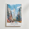 Empire State View – stilfullt konsttryck från Bozetto, tryckt på matt finpapper i hög tryckkvalitet