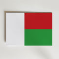 Madagascar National Flag Poster – modern konst och stilren konsttryck för hemmet hos Bozetto
